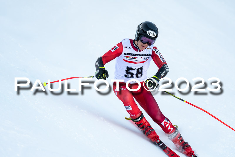 DSV ELK Schülercup Alpin U16  2x SG, 12.02.2023