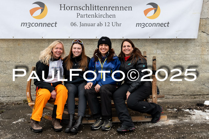 54. Hornschlittenrennen Partenkirchen, 06.01.2025