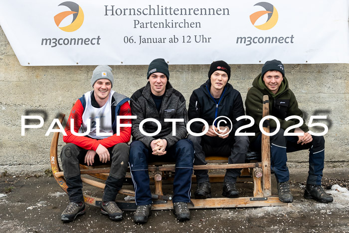 54. Hornschlittenrennen Partenkirchen, 06.01.2025