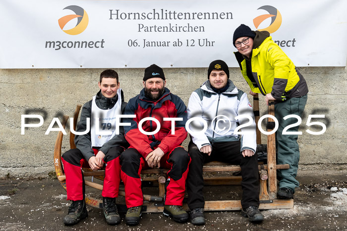 54. Hornschlittenrennen Partenkirchen, 06.01.2025