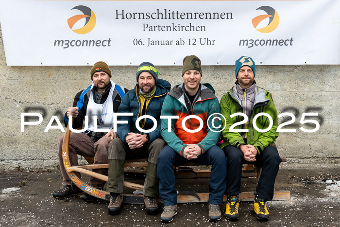 54. Hornschlittenrennen Partenkirchen, 06.01.2025