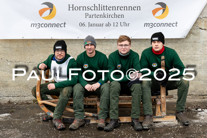 54. Hornschlittenrennen Partenkirchen, 06.01.2025