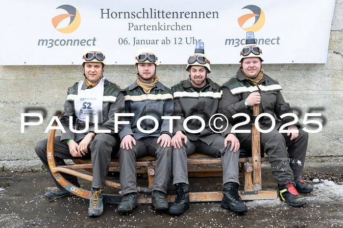 54. Hornschlittenrennen Partenkirchen, 06.01.2025