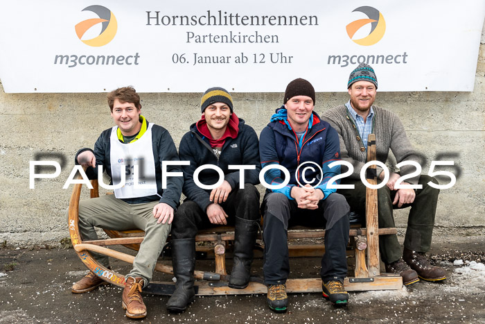 54. Hornschlittenrennen Partenkirchen, 06.01.2025