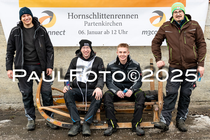 54. Hornschlittenrennen Partenkirchen, 06.01.2025