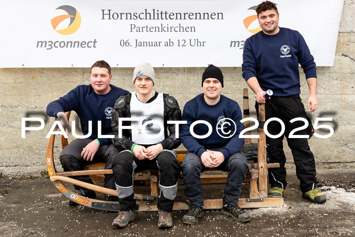 54. Hornschlittenrennen Partenkirchen, 06.01.2025