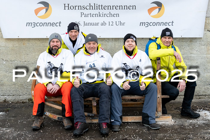 54. Hornschlittenrennen Partenkirchen, 06.01.2025