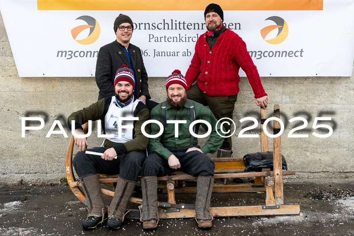 54. Hornschlittenrennen Partenkirchen, 06.01.2025