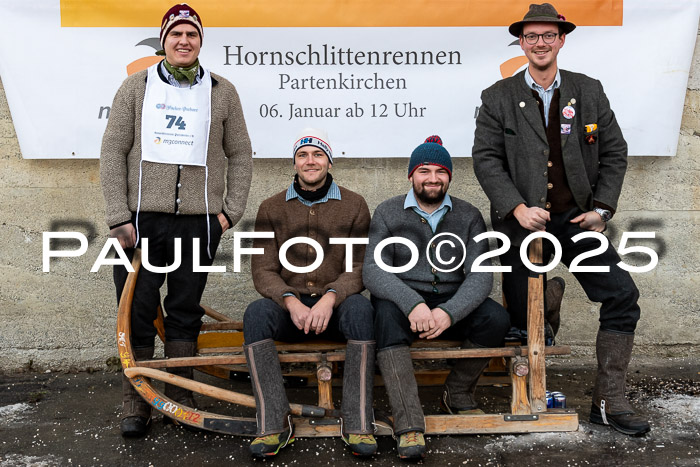 54. Hornschlittenrennen Partenkirchen, 06.01.2025