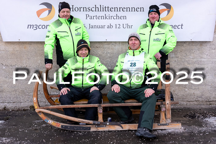 54. Hornschlittenrennen Partenkirchen, 06.01.2025