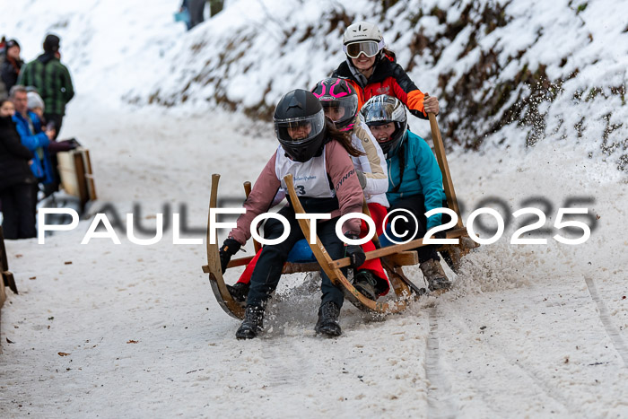 54. Hornschlittenrennen Partenkirchen, 06.01.2025