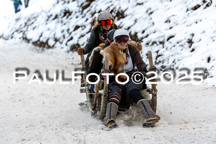 54. Hornschlittenrennen Partenkirchen, 06.01.2025