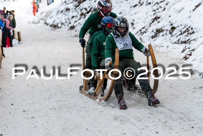 54. Hornschlittenrennen Partenkirchen, 06.01.2025