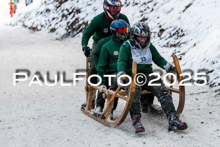 54. Hornschlittenrennen Partenkirchen, 06.01.2025