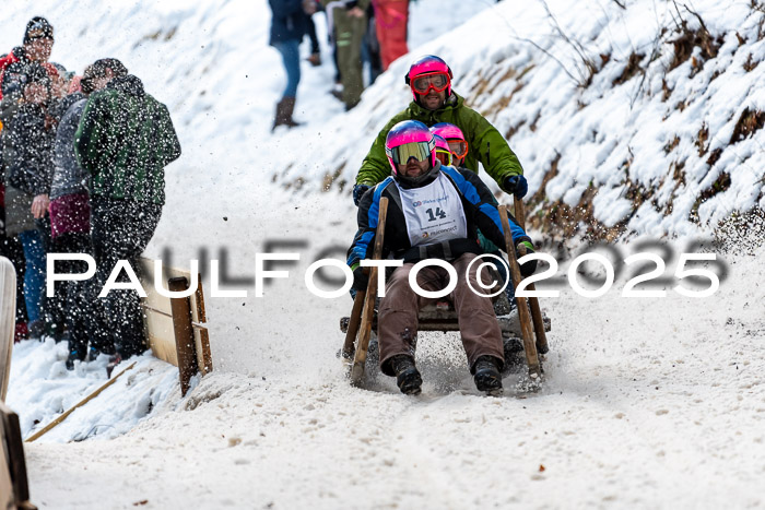 54. Hornschlittenrennen Partenkirchen, 06.01.2025