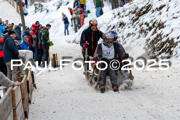 54. Hornschlittenrennen Partenkirchen, 06.01.2025