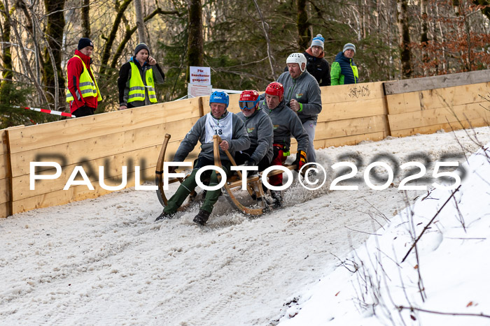 54. Hornschlittenrennen Partenkirchen, 06.01.2025