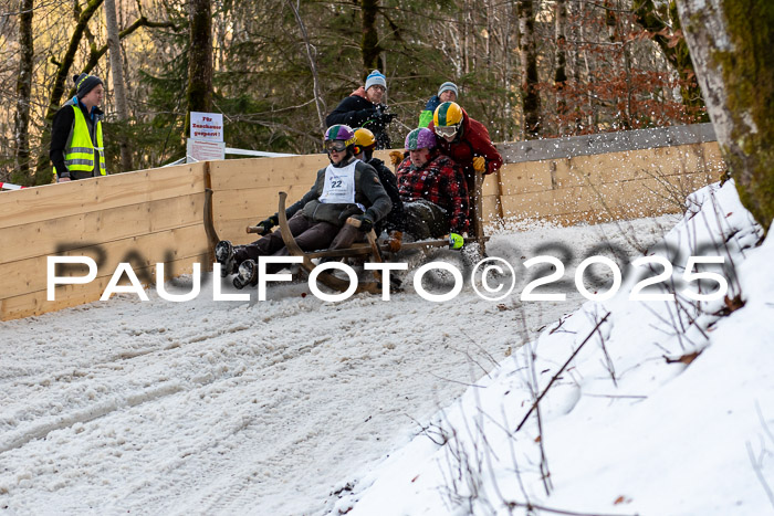 54. Hornschlittenrennen Partenkirchen, 06.01.2025