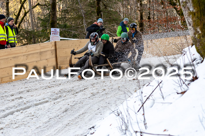 54. Hornschlittenrennen Partenkirchen, 06.01.2025