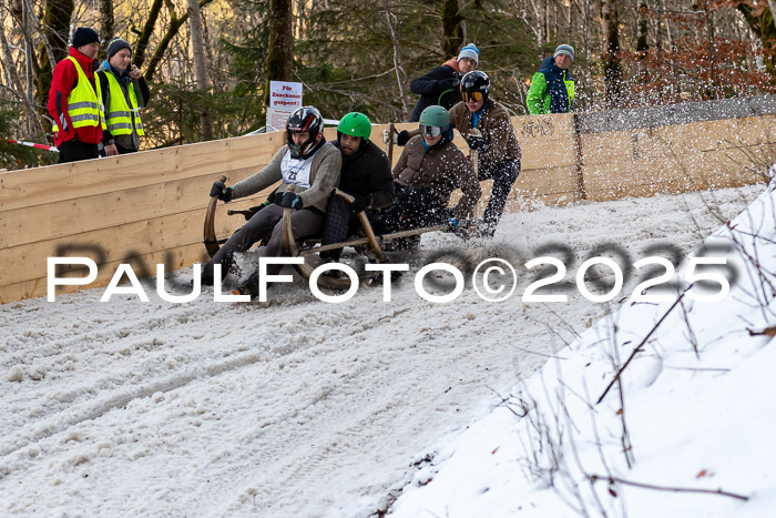 54. Hornschlittenrennen Partenkirchen, 06.01.2025