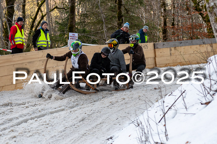 54. Hornschlittenrennen Partenkirchen, 06.01.2025