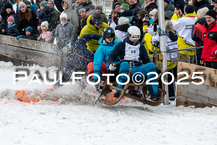 54. Hornschlittenrennen Partenkirchen, 06.01.2025