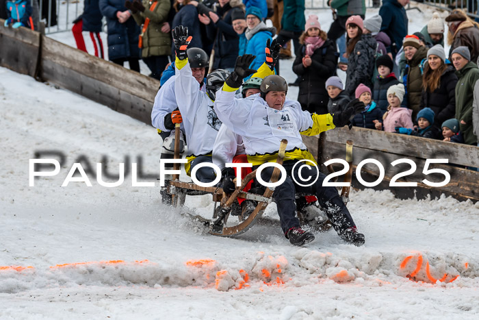 54. Hornschlittenrennen Partenkirchen, 06.01.2025