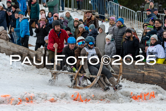 54. Hornschlittenrennen Partenkirchen, 06.01.2025