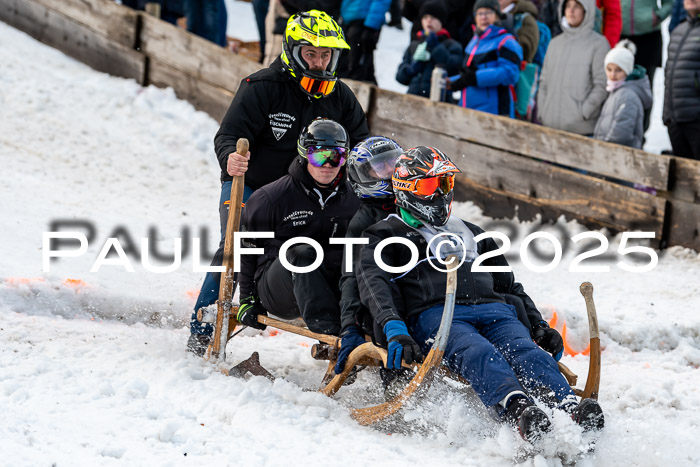 54. Hornschlittenrennen Partenkirchen, 06.01.2025