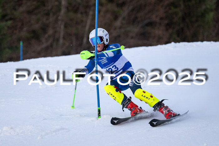 Bayerische Schülermeisterschaft SL, 19.01.2025