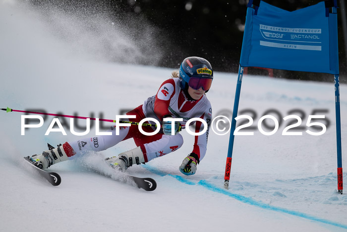 FIS Riesenslalom, Damen + Herren, Deutsche Jugendmeistersachaft 24.01.2025