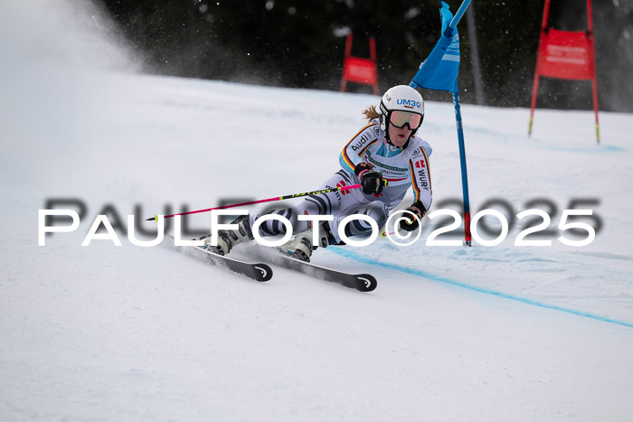 FIS Riesenslalom, Damen + Herren, Deutsche Jugendmeistersachaft 24.01.2025