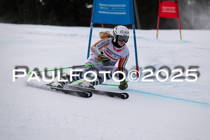 FIS Riesenslalom, Damen + Herren, Deutsche Jugendmeistersachaft 24.01.2025