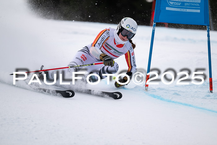 FIS Riesenslalom, Damen + Herren, Deutsche Jugendmeistersachaft 24.01.2025