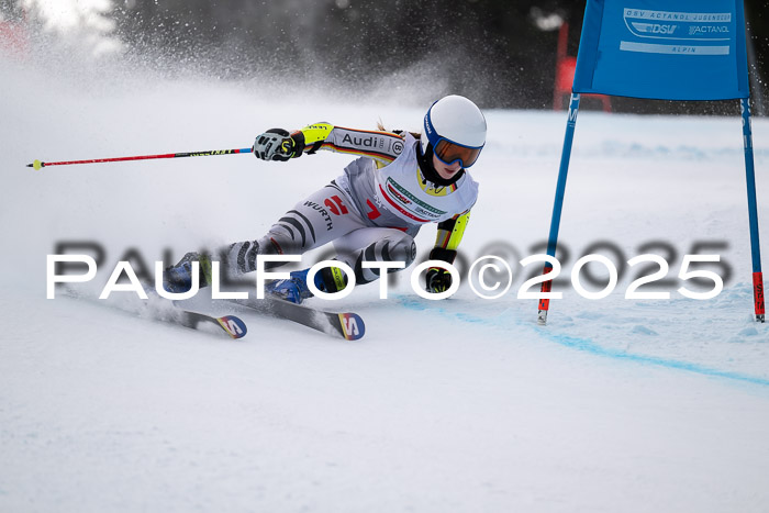 FIS Riesenslalom, Damen + Herren, Deutsche Jugendmeistersachaft 24.01.2025