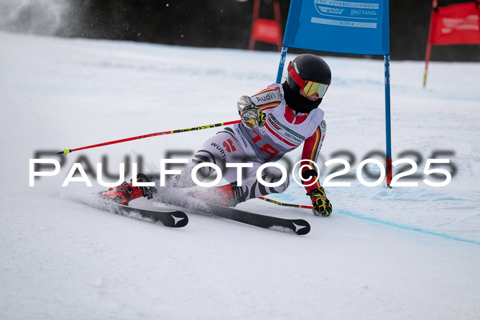 FIS Riesenslalom, Damen + Herren, Deutsche Jugendmeistersachaft 24.01.2025