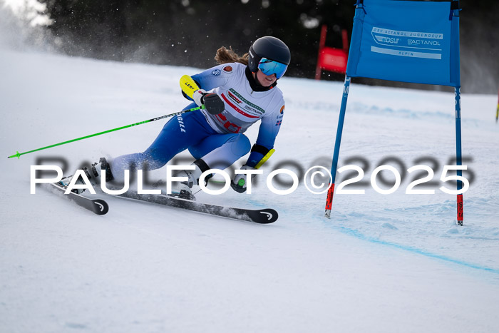 FIS Riesenslalom, Damen + Herren, Deutsche Jugendmeistersachaft 24.01.2025