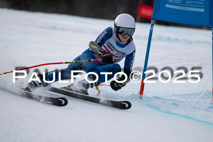 FIS Riesenslalom, Damen + Herren, Deutsche Jugendmeistersachaft 24.01.2025