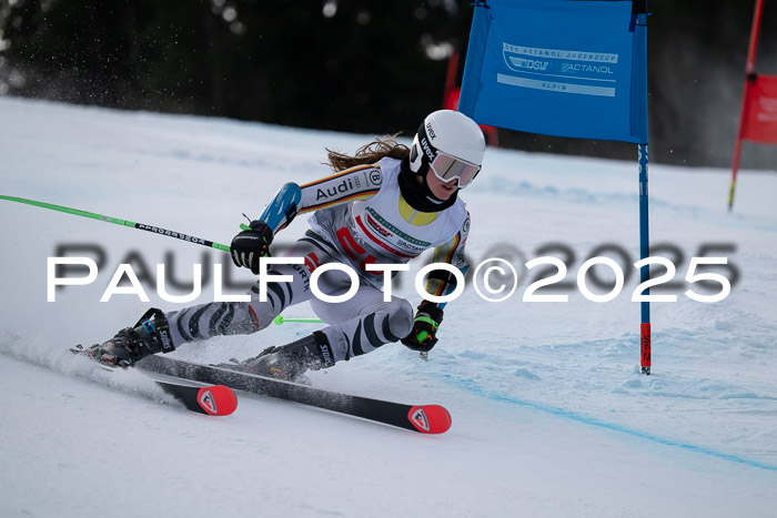 FIS Riesenslalom, Damen + Herren, Deutsche Jugendmeistersachaft 24.01.2025