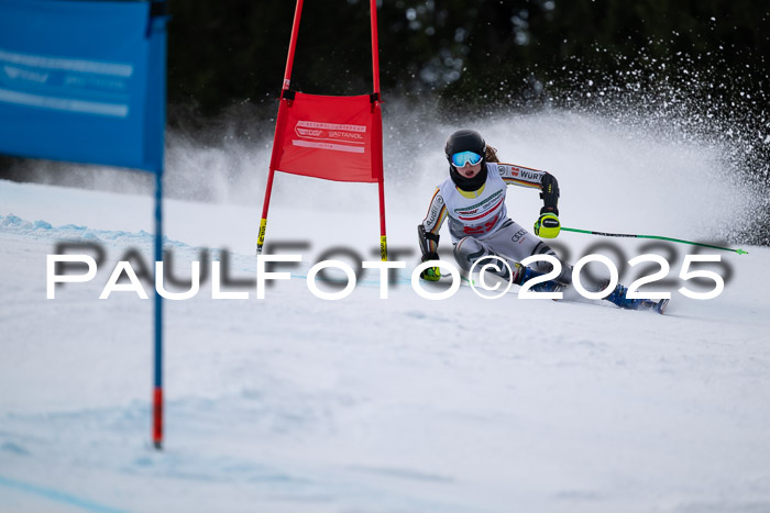 FIS Riesenslalom, Damen + Herren, Deutsche Jugendmeistersachaft 24.01.2025