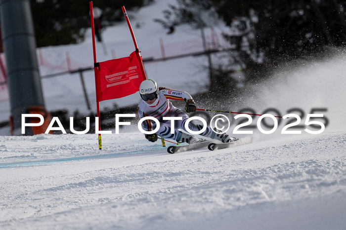 FIS Riesenslalom, Damen + Herren, Deutsche Jugendmeistersachaft 24.01.2025