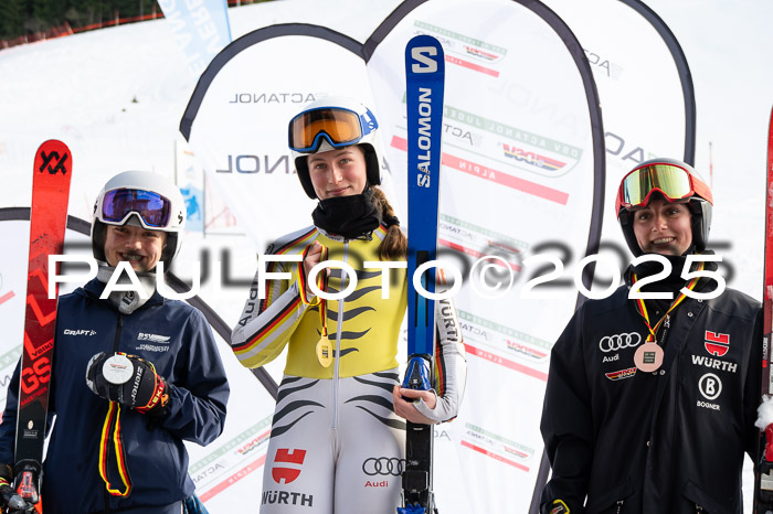 FIS Riesenslalom, Damen + Herren, Deutsche Jugendmeistersachaft 24.01.2025