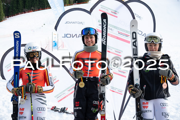 FIS Riesenslalom, Damen + Herren, Deutsche Jugendmeistersachaft 24.01.2025