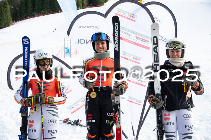 FIS Riesenslalom, Damen + Herren, Deutsche Jugendmeistersachaft 24.01.2025