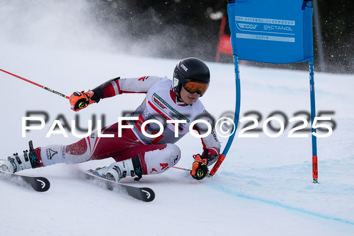 FIS Riesenslalom, Damen + Herren, Deutsche Jugendmeistersachaft 24.01.2025