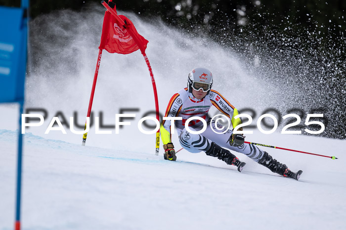 FIS Riesenslalom, Damen + Herren, Deutsche Jugendmeistersachaft 24.01.2025