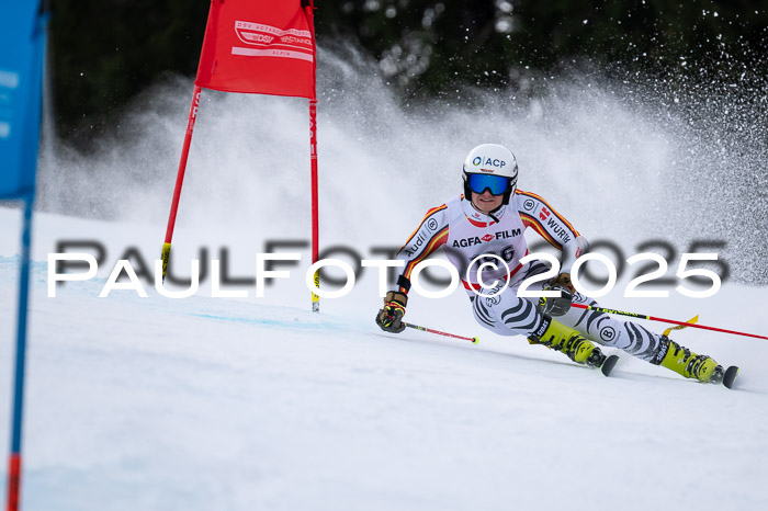 FIS Riesenslalom, Damen + Herren, Deutsche Jugendmeistersachaft 24.01.2025