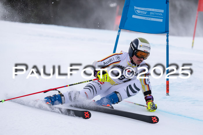 FIS Riesenslalom, Damen + Herren, Deutsche Jugendmeistersachaft 24.01.2025