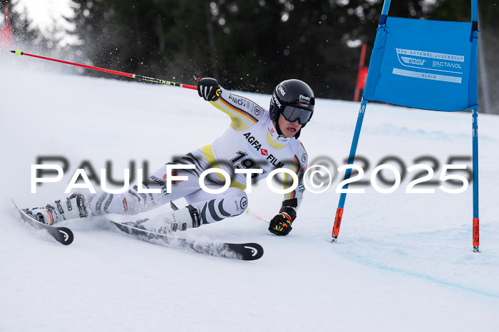 FIS Riesenslalom, Damen + Herren, Deutsche Jugendmeistersachaft 24.01.2025