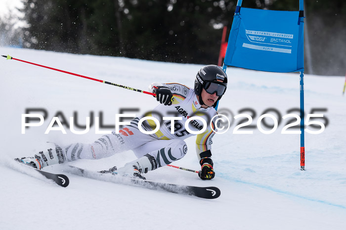 FIS Riesenslalom, Damen + Herren, Deutsche Jugendmeistersachaft 24.01.2025